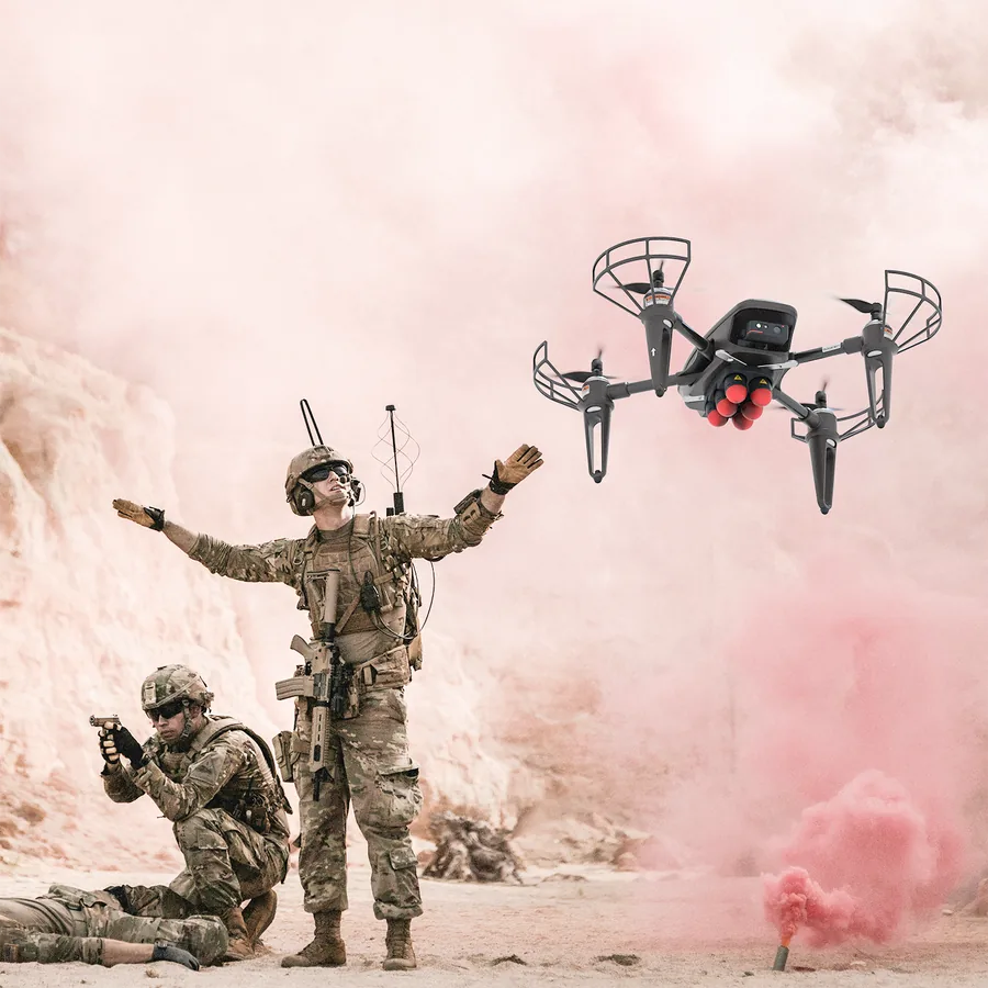 Combat Drone — render