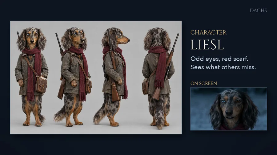 Character sheet — Liesl